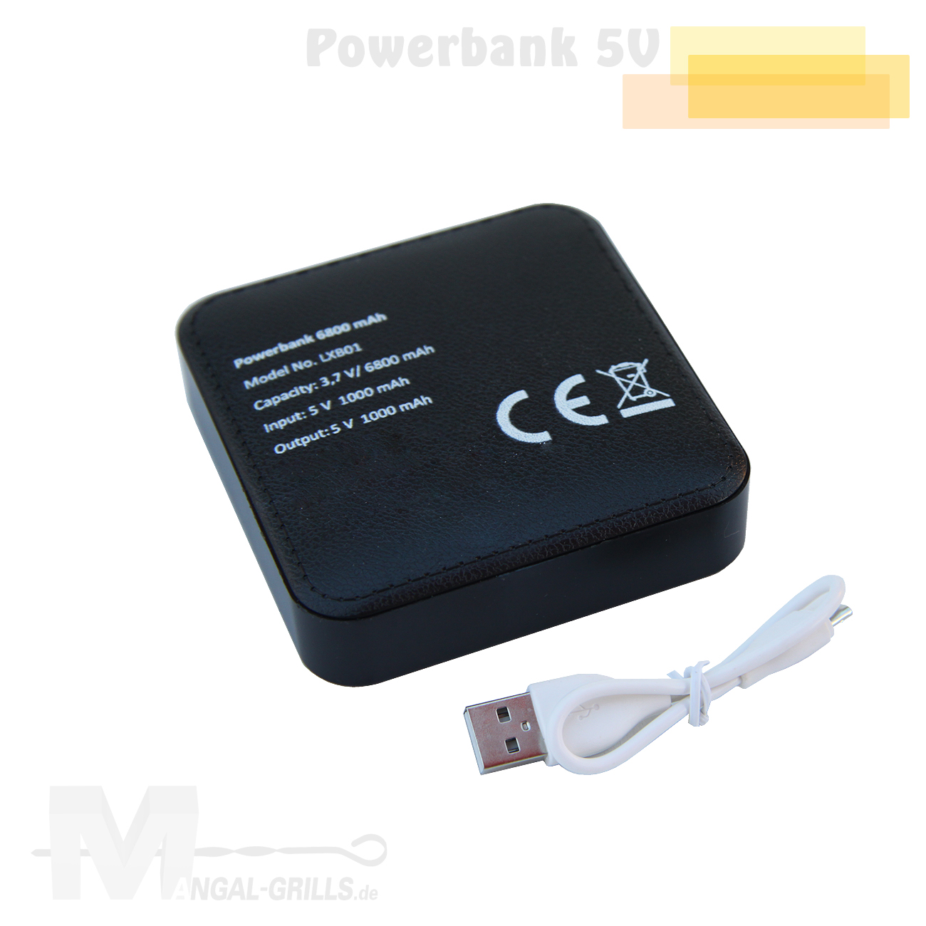 Powerbank 5V 6800 mAh für den Betrieb von Spießmotoren